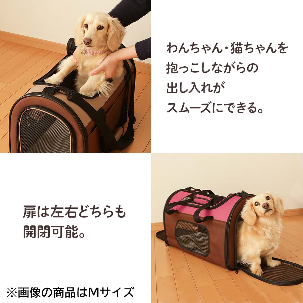 Amazon.co.jp: アイリスオーヤマ ペットキャリー 折りたたみ 収納付